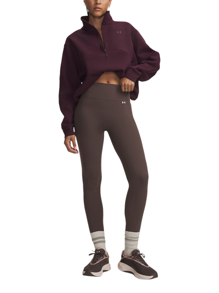 Under Armour Motion Leggings, Peppercorn / / White - view 2, Peppercorn / / White