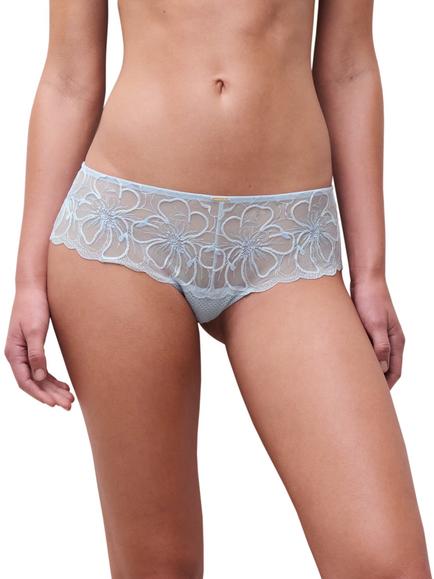 Chantelle Fleurs Lace Shorty Knickers, Icy Flower