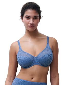 Chantelle Norah Comfort Underwired Bra, Ocean Blue