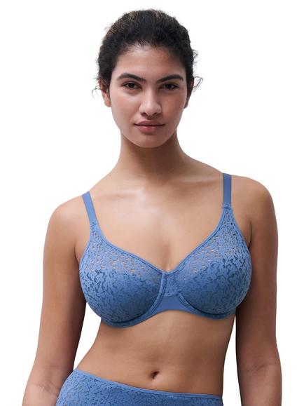 Chantelle Norah Comfort Underwired Bra, Ocean Blue