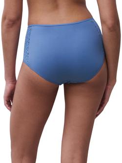 Chantelle Norah Comfort High Waisted Knickers - view 2, Ocean Blue