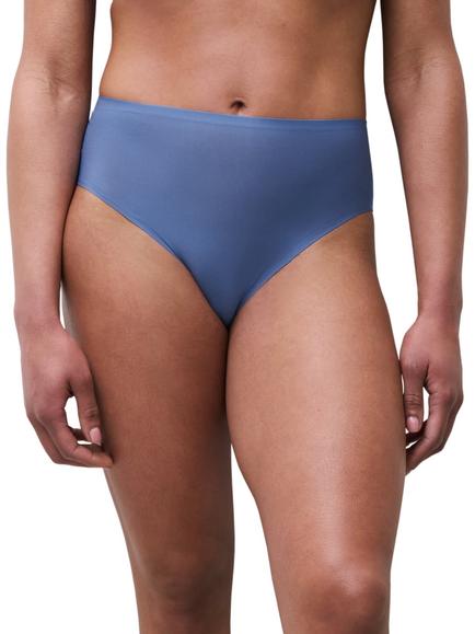 Chantelle Soft Stretch High Leg Knickers, Ocean Blue
