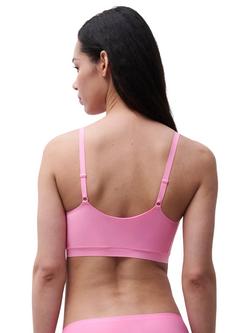 Chantelle Soft Stretch Padded Bralette - view 2, Peony Pink