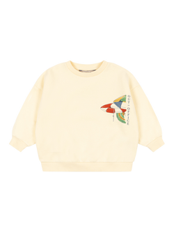 Konges Sløjd Kids' Lou Cotton Sweatshirt, Rutabaga, Rutabaga