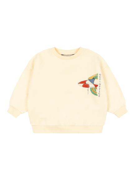 Konges Sløjd Kids' Lou Cotton Sweatshirt, Rutabaga, Rutabaga