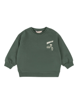 Konges Sløjd Kids' Lou Cotton Blend Sweatshirt, Cilantro, Cilantro