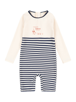 Konges Sløjd Kids' Aster Swim Onesie, Blue, Blue
