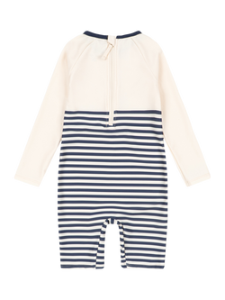 Konges Sløjd Kids' Aster Swim Onesie, Blue - view 2, Blue