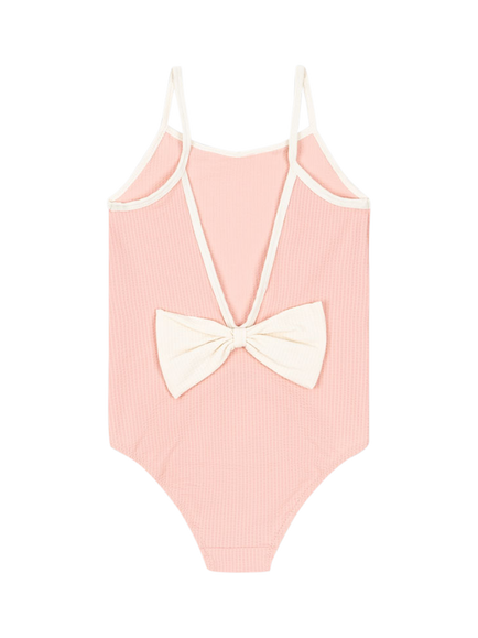 Konges Sløjd Kids' Bowie Swimsuit, Powder Pink - view 2, Powder Pink