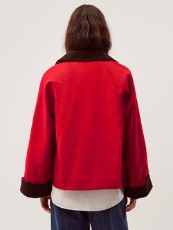Monsoon Riley Barn Jacket, Red - view 2, Red
