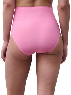 Chantelle Soft Stretch High Leg Knickers - view 2, Peony Pink