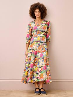 Brora Liberty Art Nouveau Midi Dress, Multi, Multi