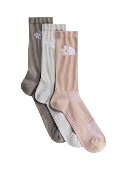 The North Face Men's Sport Crew Socks, Multi, Slb-taup-cloud