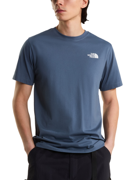 The North Face Box Logo Crew Neck Short Sleeve T-Shirt, Granite Grey, Granite Grey