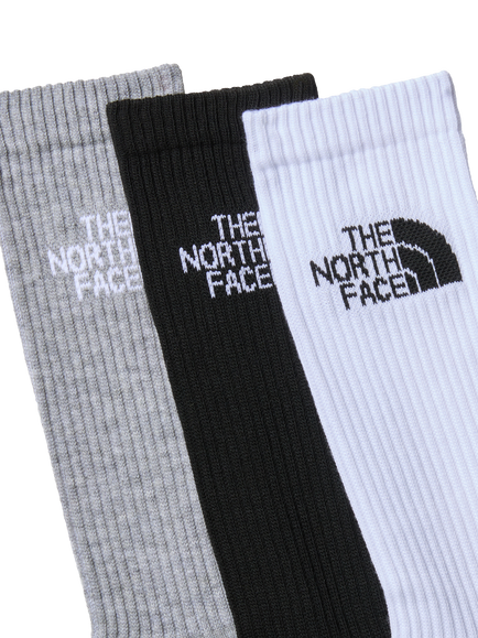 The North Face Multi Sport Cushion Crew Socks, Pack of 3, Black Assorted - view 2, Black Assorted