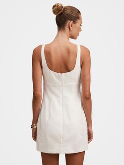 Forever New Evangeline Embellished Mini Dress, Porcelain - view 2, Porcelain