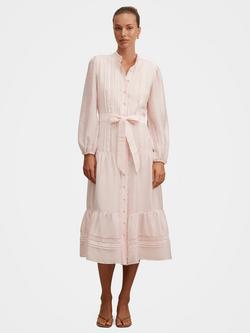 Forever New Rachel Lace Trim Midi Dress, Light Pink, Light Pink