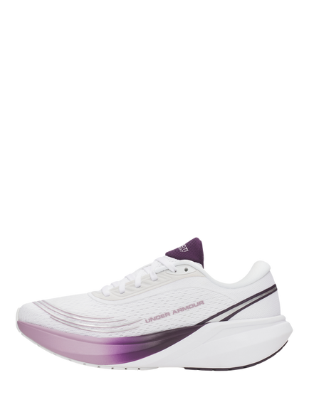 Under Armour Velocity Sport Running Shoes, White/Purple Echo - view 2, White / Purple Echo