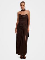 chinese dress ladies Roma Bridesmaid Dress in Chianti Satin