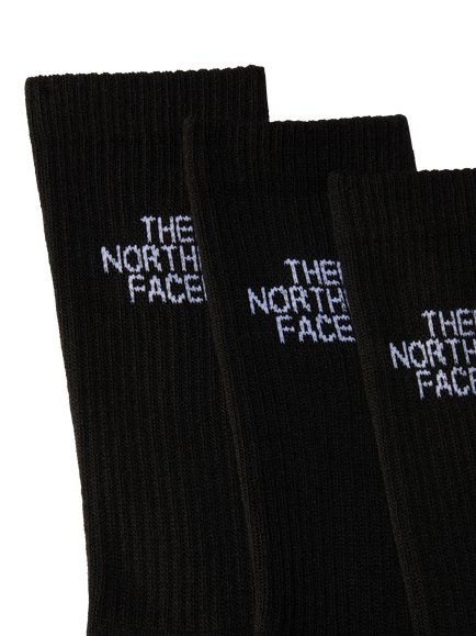 The North Face Multi Sport Cushion Crew Socks, Pack of 3, Tnf Black - view 2, Tnf Black