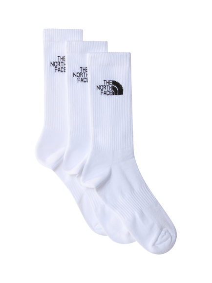 The North Face Sport Cushioned Socks, Pack of 3, White, Tnf White