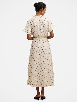 Forever New Petite Jemma Polka Dot Shirt Dress, Cream Edmond Spot - view 2, Cream Edmond Spot
