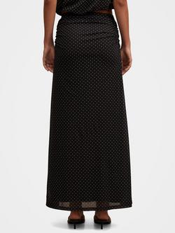 Forever New Mimi Flute Maxi Skirt, Black/Multi - view 2, Black Multi