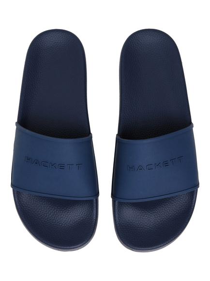 Hackett London Branded Slider, Navy - view 2, Navy