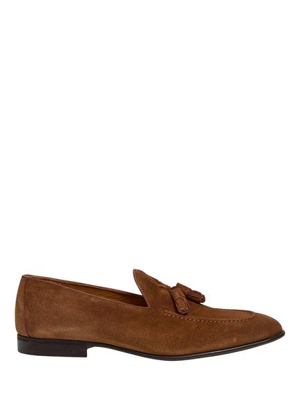 Hackett London Regal Suede Tassel Loafers, Thorn Brown, Thorn Brown
