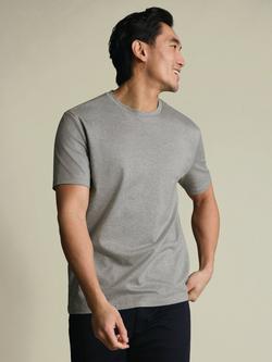 Charles Tyrwhitt Pure Cotton Crew Neck T-Shirt, Light Grey