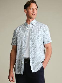 Charles Tyrwhitt Cotton Poplin Short Sleeve Shirt, White