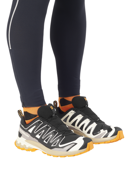 Salomon Men's XA PRO 3D V9 Gore-Tex Trail Running Shoes, Black Tumeric - view 2, Black Tumeric