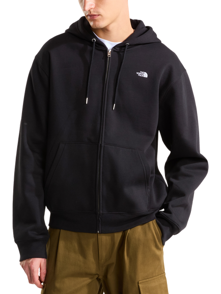 The North Face TNF™ Essential Simple Dome Relaxed Full Zip Hoodie, Tnf Black, Tnf Black