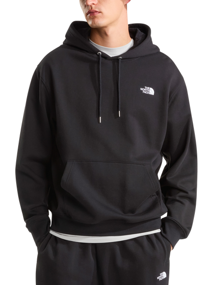 The North Face Essential Terry Hoodie, Tnf Black, Tnf Black