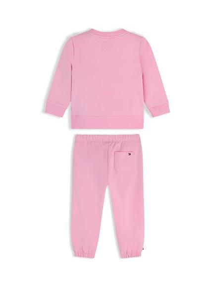 Tommy Hilfiger Baby Rope Logo Sweatshirt & Joggers Sets, Pink - view 2, Pink