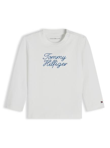 Tommy Hilfiger Baby Rope Logo Jersey Long Sleeve T-Shirt, White, White