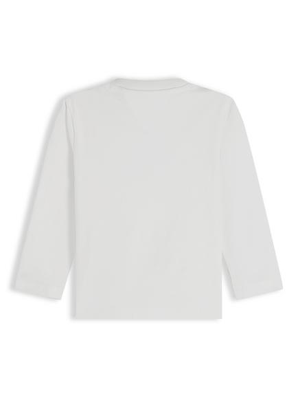 Tommy Hilfiger Baby Rope Logo Jersey Long Sleeve T-Shirt, White - view 2, White