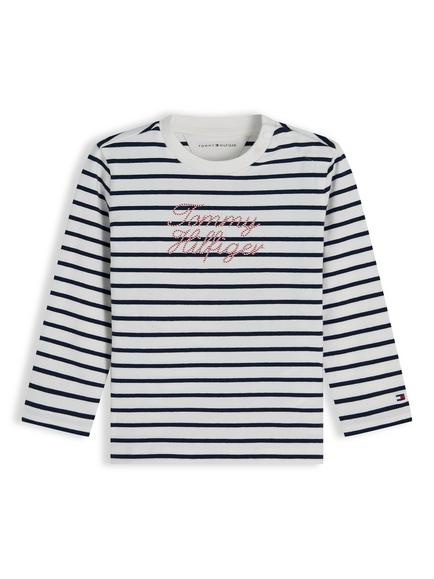 Tommy Hilfiger Baby Rope Logo Jersey Long Sleeve T-Shirt, Light Blue, Light Blue