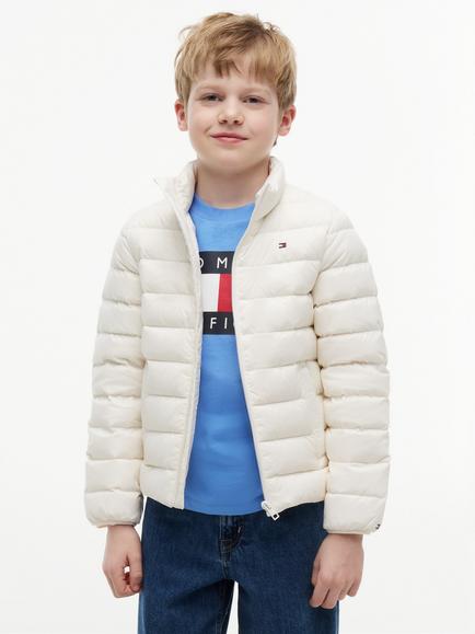 Tommy Hilfiger Kids' Lightweight Puffer Jacket, Natural - view 2, Natural