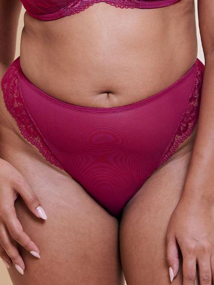 Curvy Kate Boost Sweetheart Thong, Magenta Pink, Magenta Pink