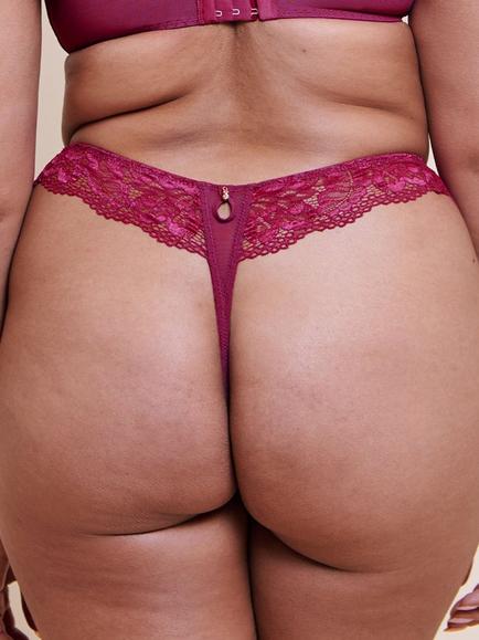 Curvy Kate Boost Sweetheart Thong, Magenta Pink - view 2, Magenta Pink