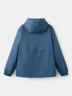 Mango Kids' Hooded Rain Shell Jacket, Porcelain - view 2, Porcelain