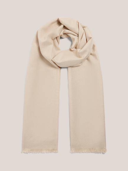 Hobbs Matilda Shimmer Scarf, Cream, Cream