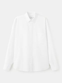 Mango Oxford Cotton Button Down Collar Regular Fit Shirt, White