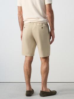 Mango Cotton Blend Bermuda Shorts - view 2, Beige