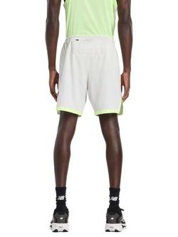New Balance Athletics Run 7 Inch Shorts, Grey Matter - view 2, Grey Matter