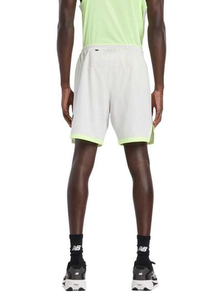 New Balance Athletics Run 7 Inch Shorts, Grey Matter - view 2, Grey Matter