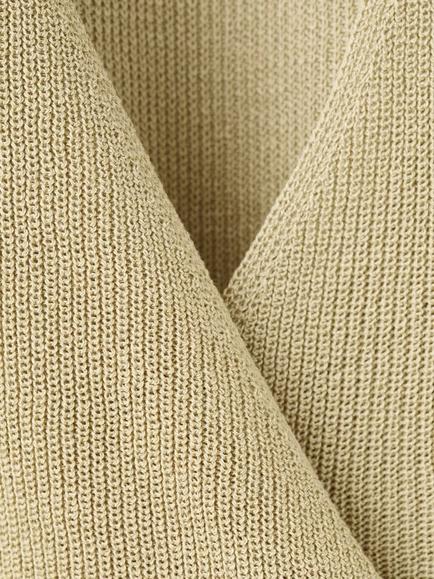 Mango Wrap Rib-Knit Side Tie V-Neck Cardigan, Aqua - view 2, Aqua
