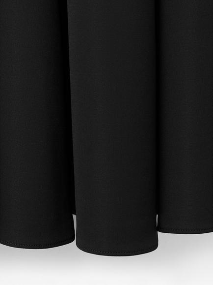 Mango Strapless Flared Dress, Black - view 2, Black