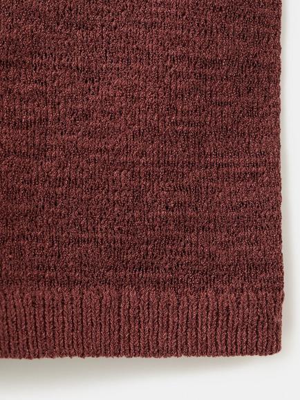 Mango Knit Lounge Shorts, Terracotta - view 2, Terracotta